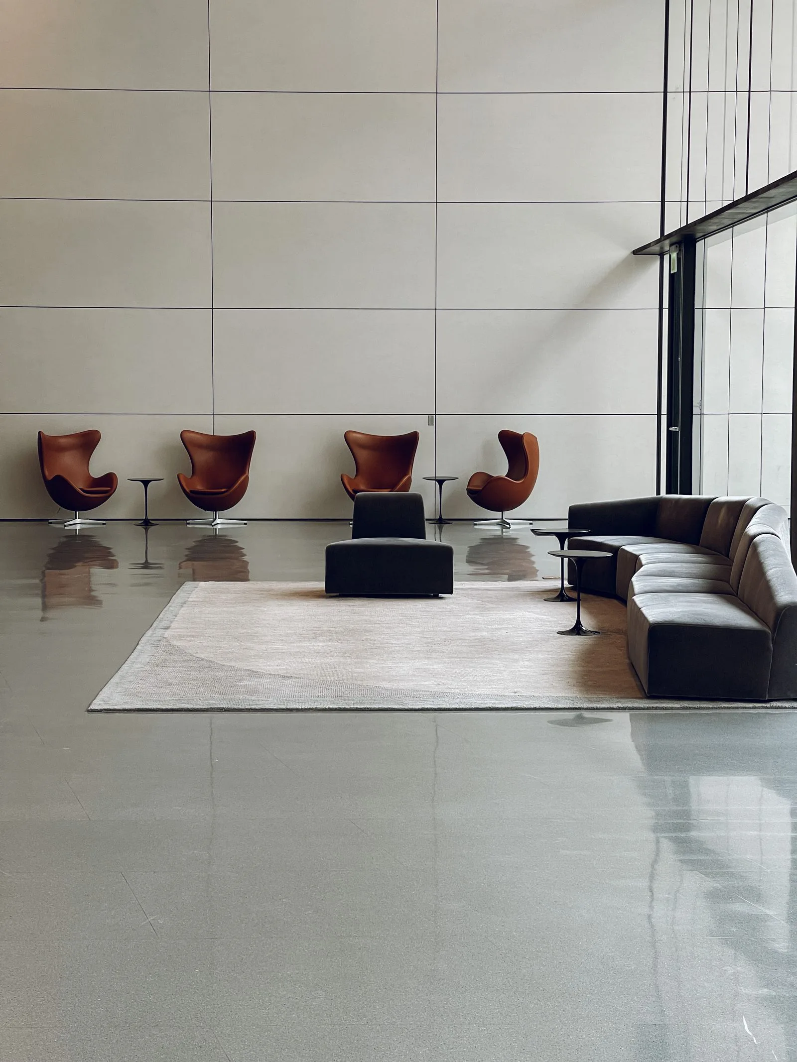 Residential building lobby