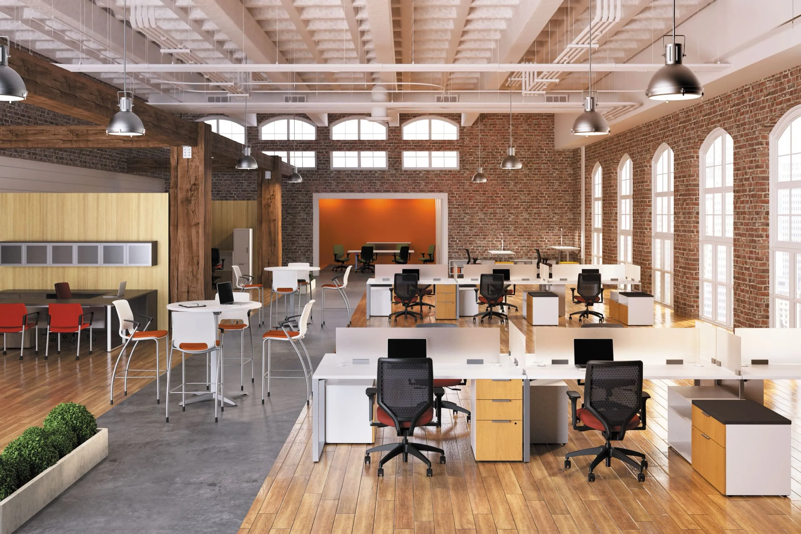 Corporate office interior in NYC