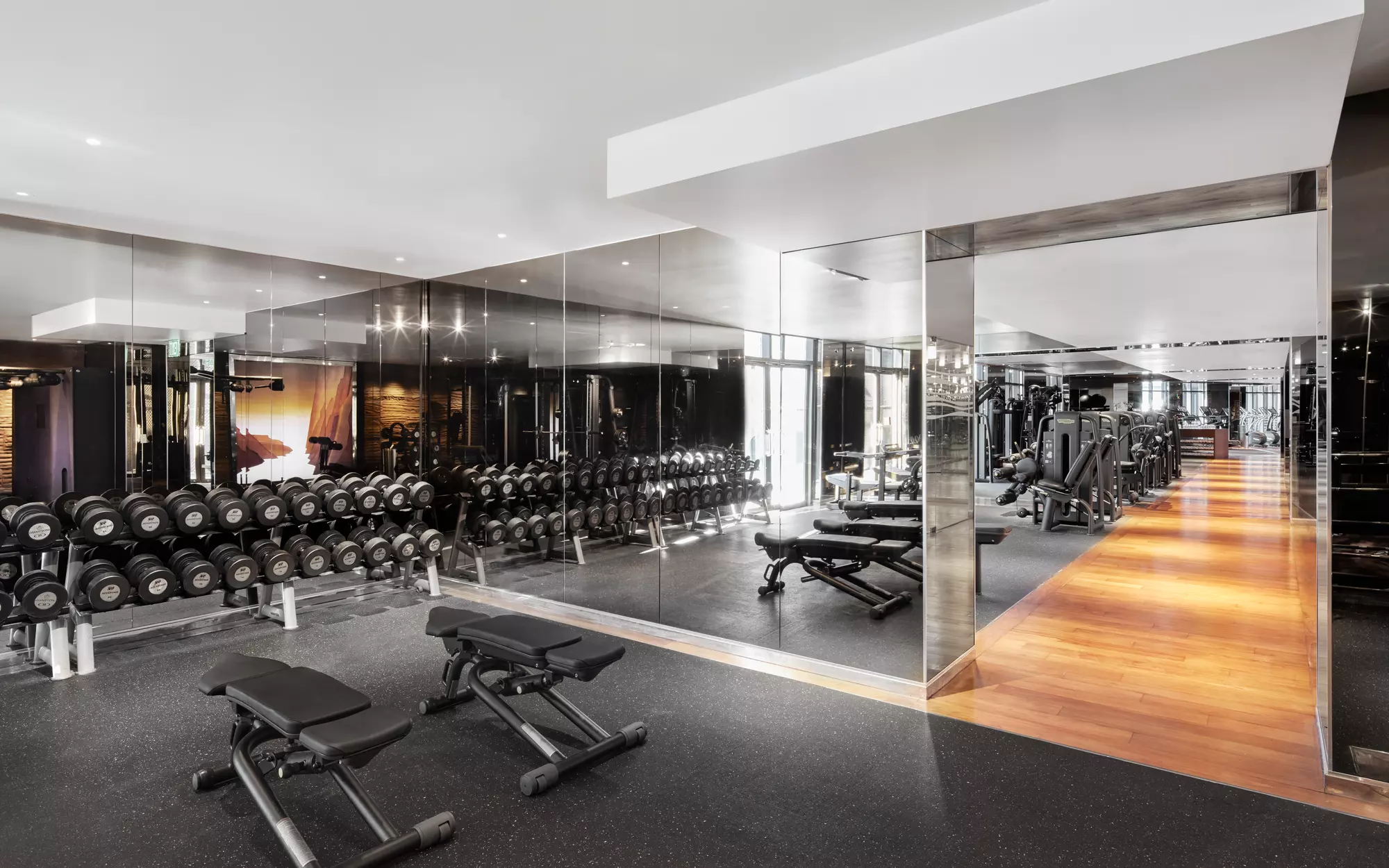 Fitness studio interior