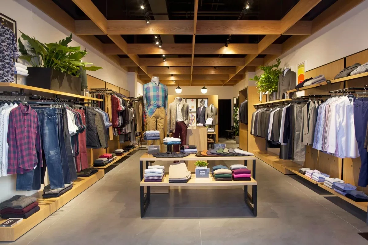 Retail showroom floor